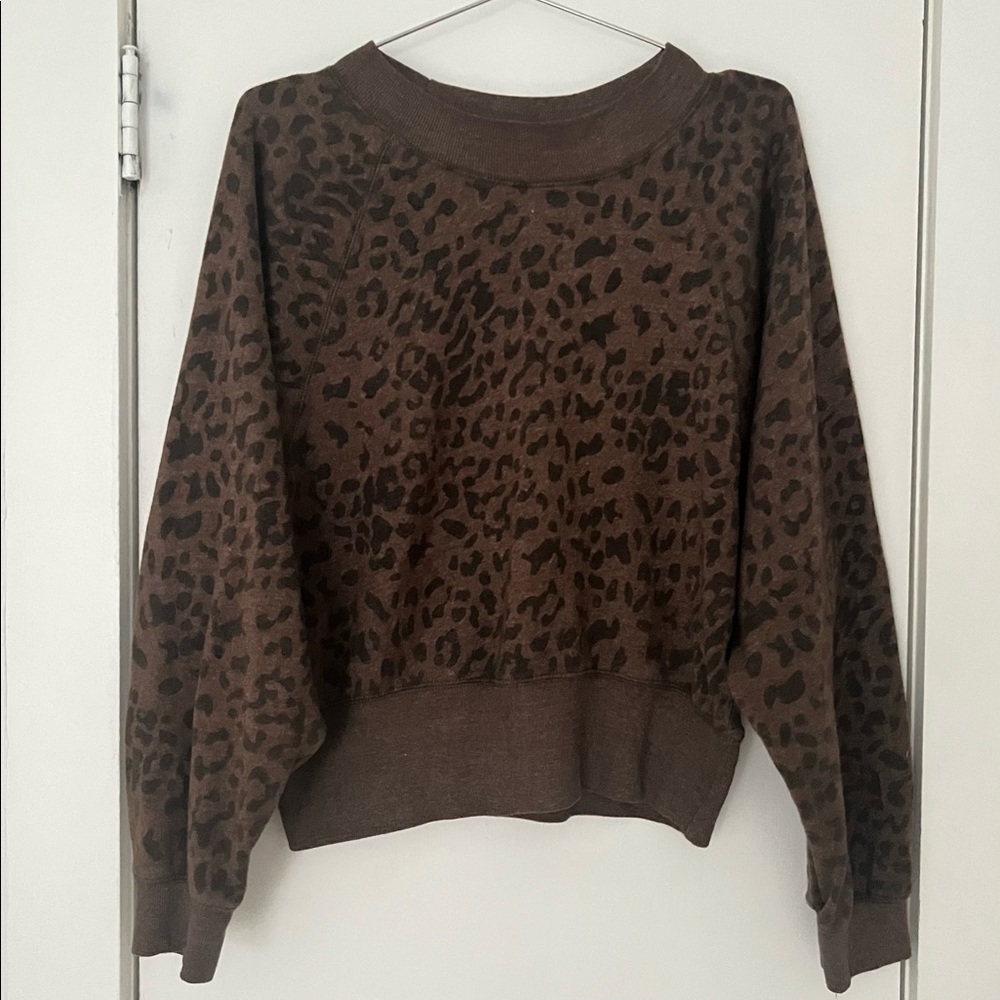 Leopard Crew Neck Sweater